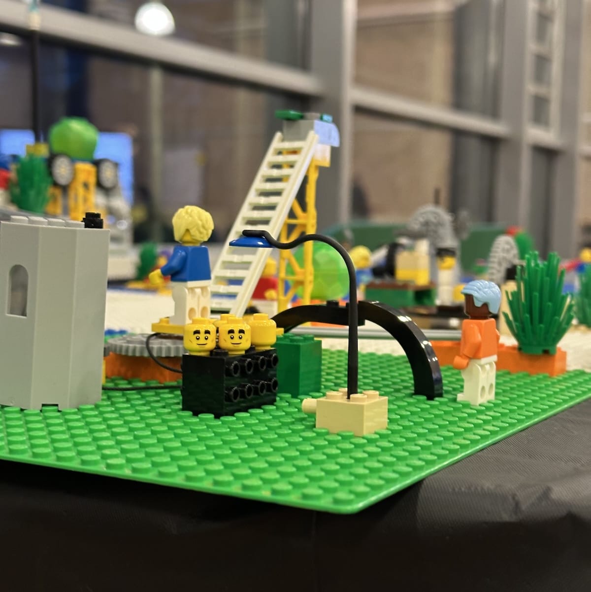 Lego-1 Kita-Teamtag mit Lego 1